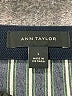 Ann Taylor Stripes Blue Casual Skirt Size L - photo 4