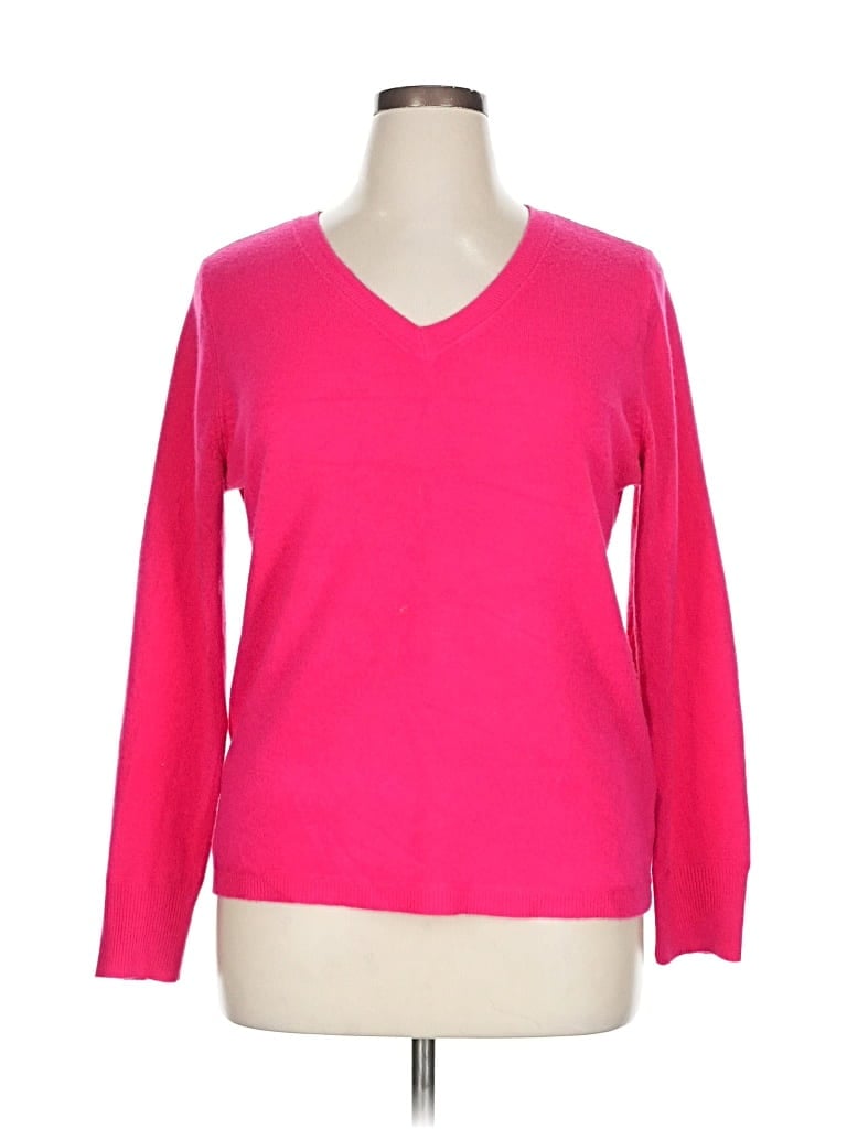 Pre-owned Croft & Barrow Pullover Sweater In Pink