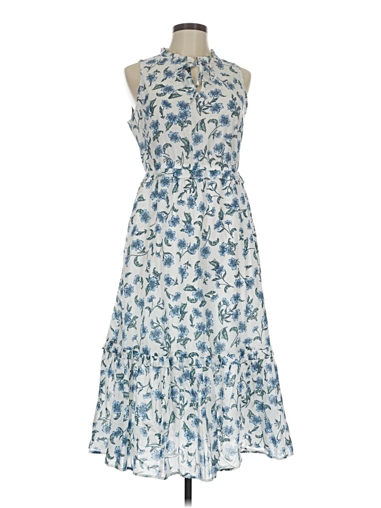 J.crew Factory Store Casual Dress In Blue