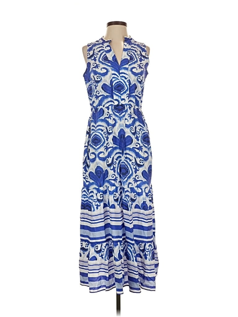 Pre-owned Soft Surroundings Casual Dress In Blue