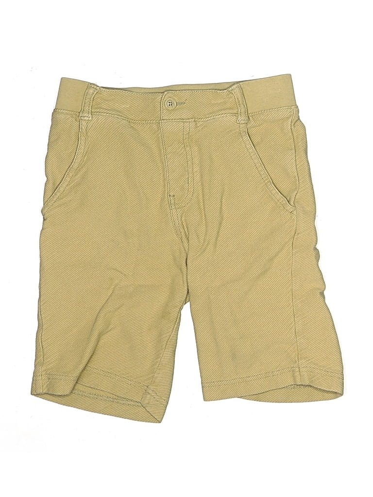 Pre-owned Tea Kids' Khaki Shorts In Brown