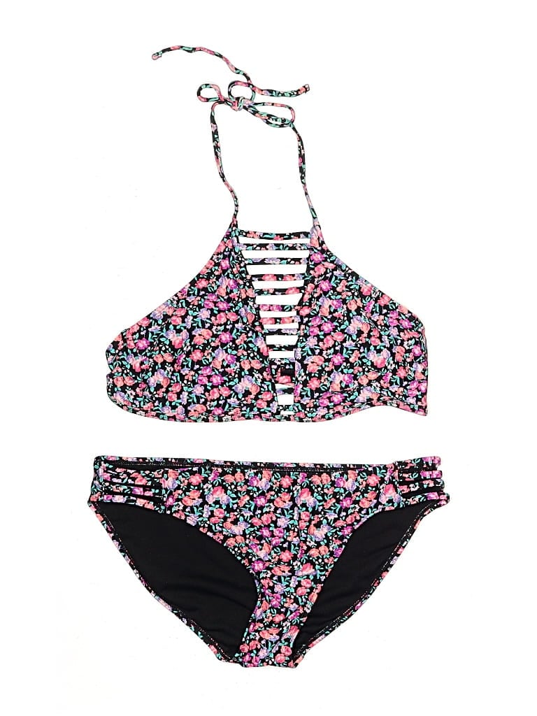 Pre-owned No Boundaries Two Piece Swimsuit In Black