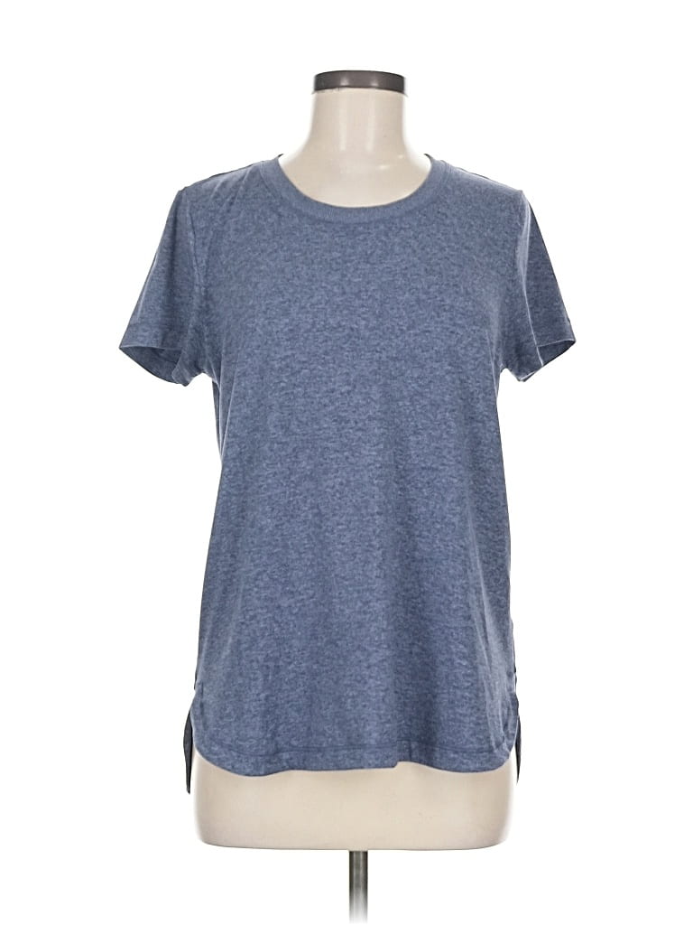 Pre-owned Athleta Short Sleeve T-shirt In Blue