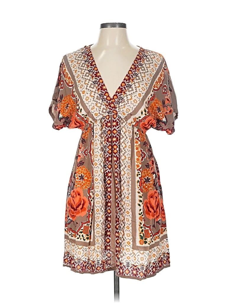 Pre-owned Angie Casual Dress In Orange