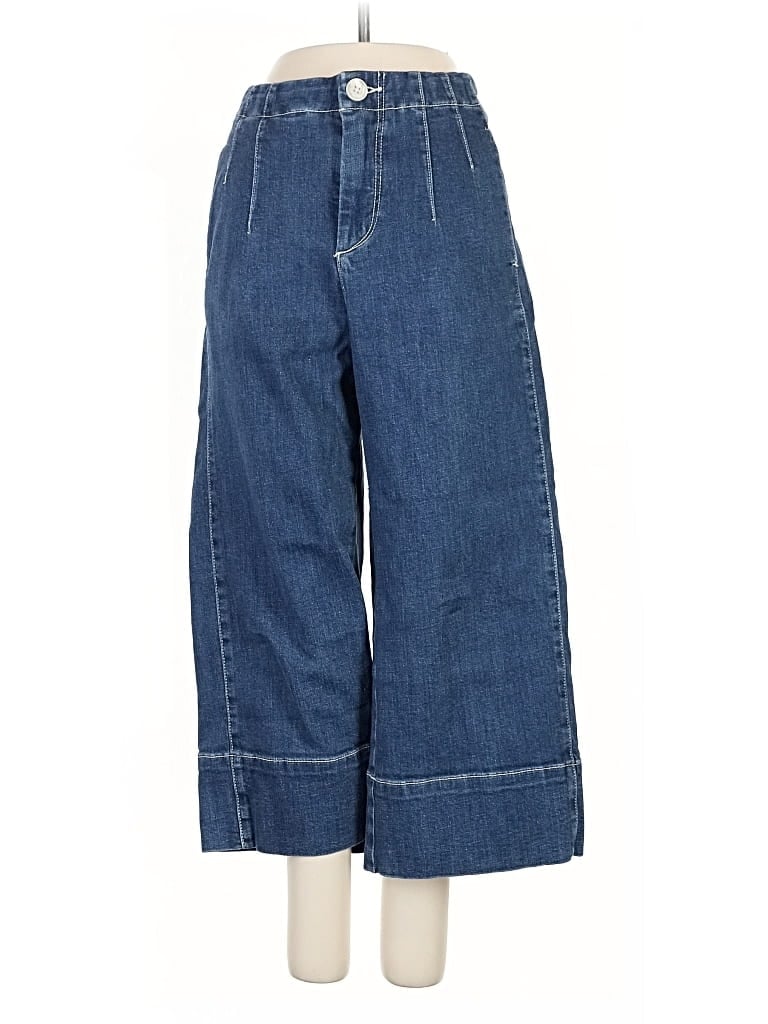 Pre-owned Pilcro And The Letterpress Jeans In Blue