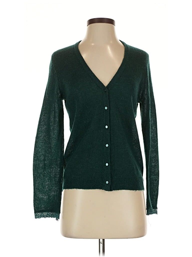 Pre-owned J.crew Mercantile Cardigan Sweater In Green