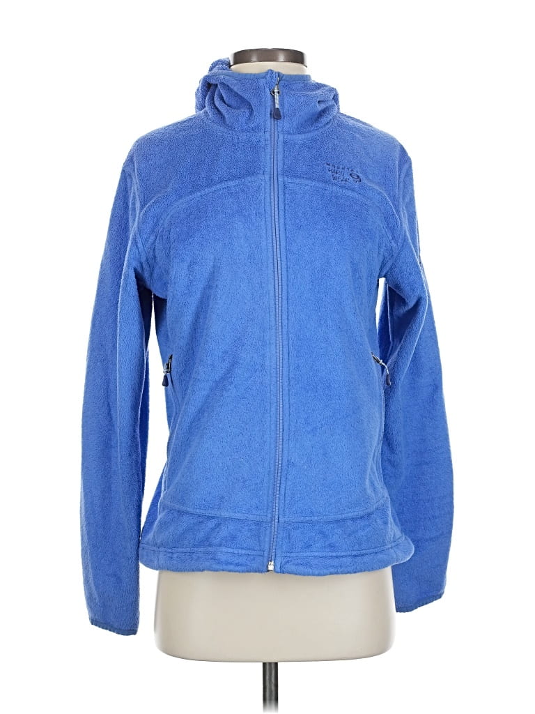 Pre-owned Mountain Hardwear Zip Up Hoodie In Blue