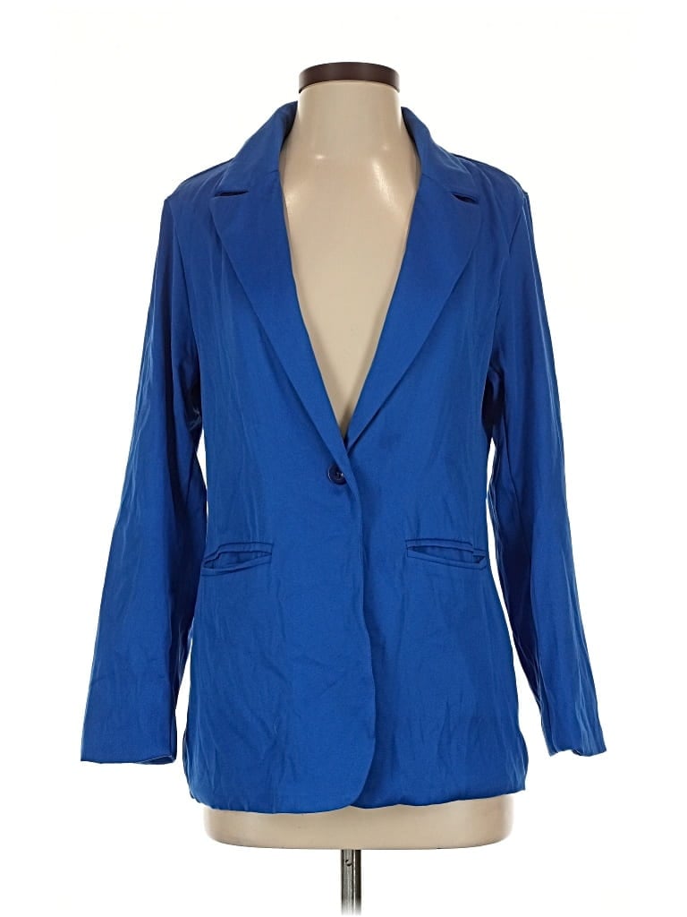 Pre-owned Unbranded Blazer Jacket In Blue
