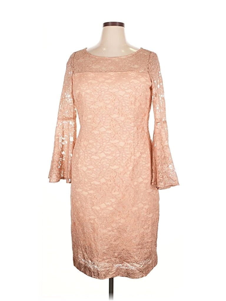 Pre-owned Tahari By Asl Cocktail Dress In Brown
