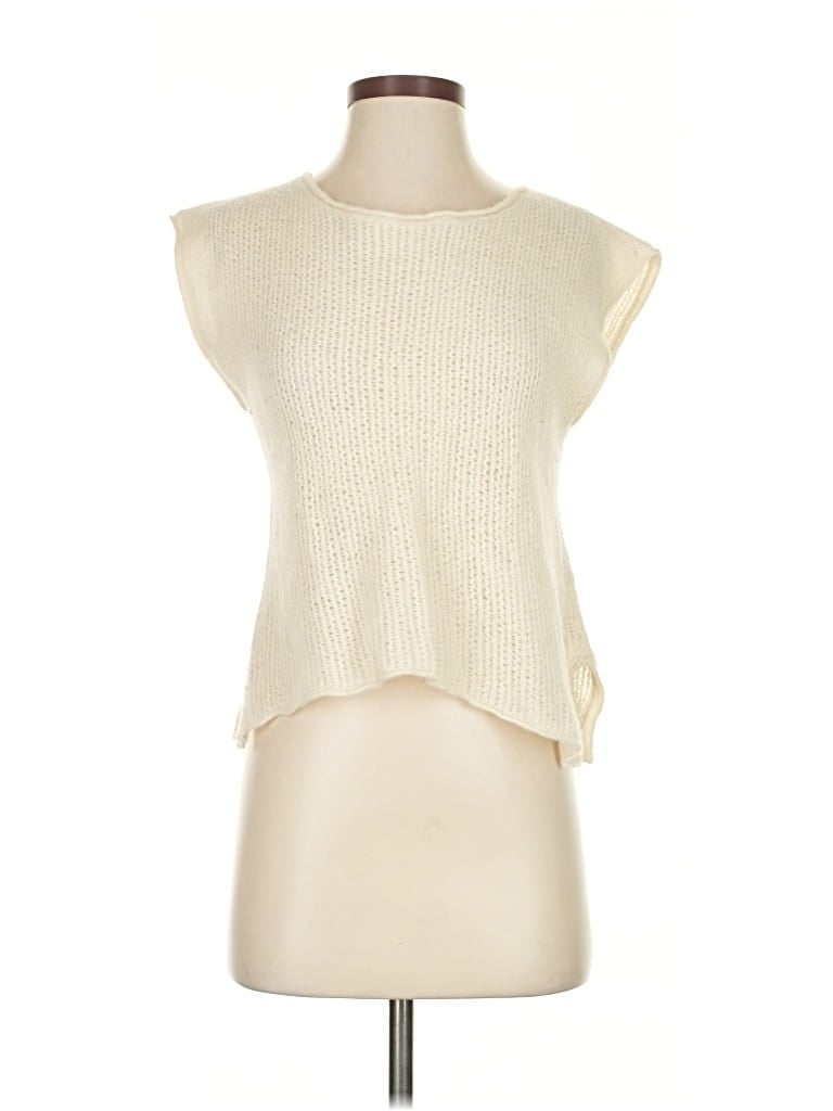 Pre-owned Calypso St Barth Sleeveless Blouse In White