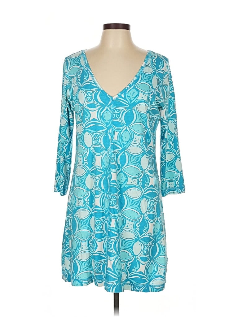 Pre-owned Lilly Pulitzer Cardigan Sweater In Blue