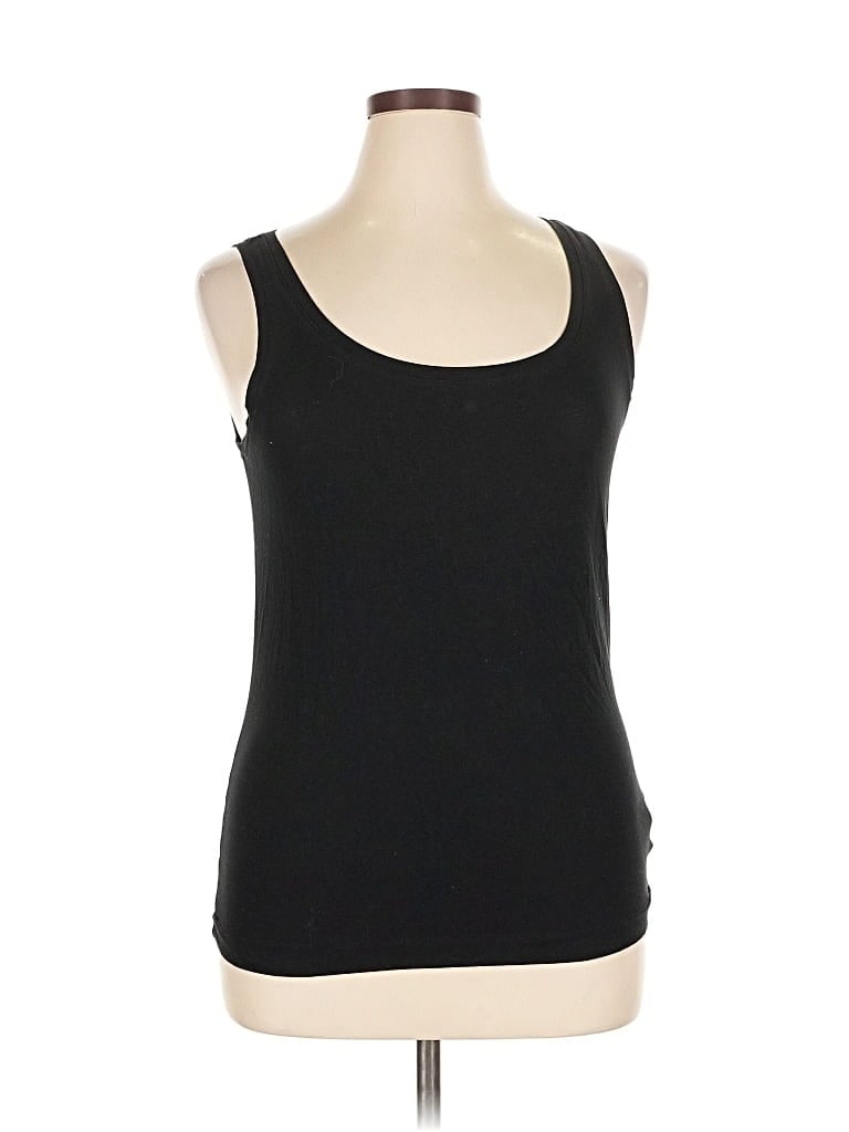 Pre-owned Gap Body Tank Top Black Strapless Neckline Tops