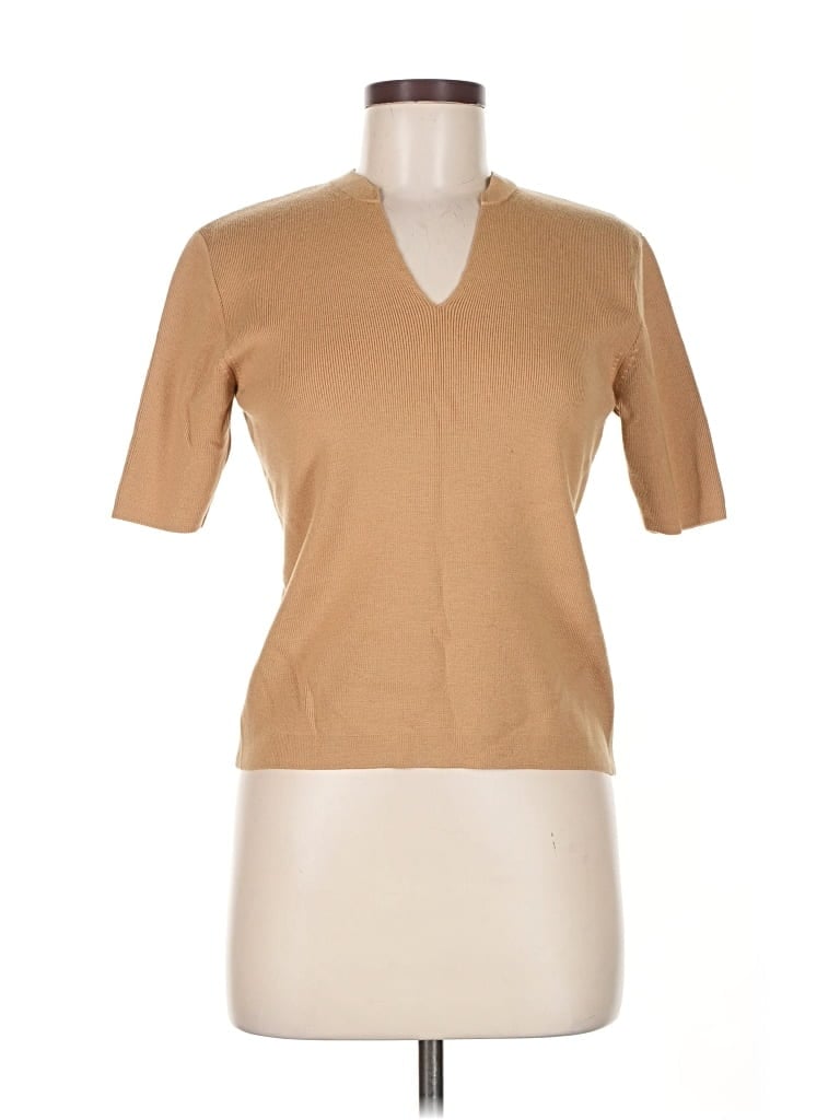 Pre-owned Dana Buchman Cardigan Sweater In Brown