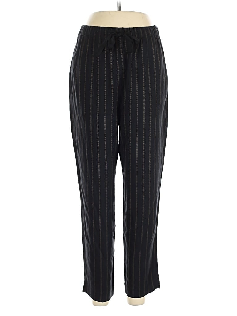 Pre-owned Zara Casual Pants In Black