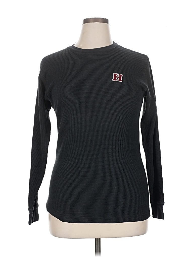 Pre-owned Tommy Hilfiger Long Sleeve T-shirt In Black