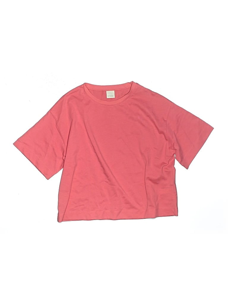 Pre-owned Zara Kids' Short Sleeve T-shirt In Pink