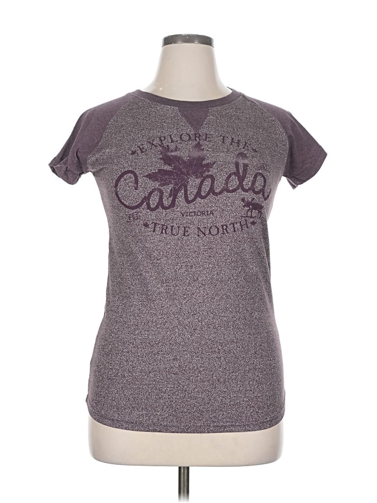 Pre-owned Assorted Brands Short Sleeve T-shirt In Purple