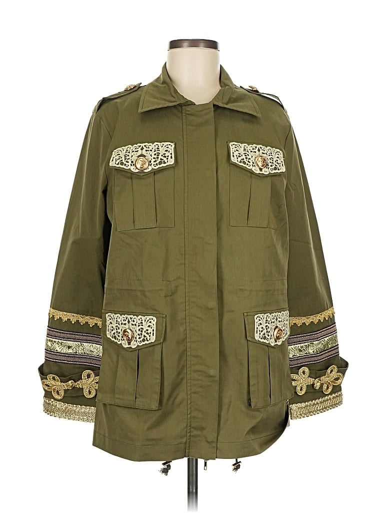 Pre-owned Boston Proper Jacket In Green