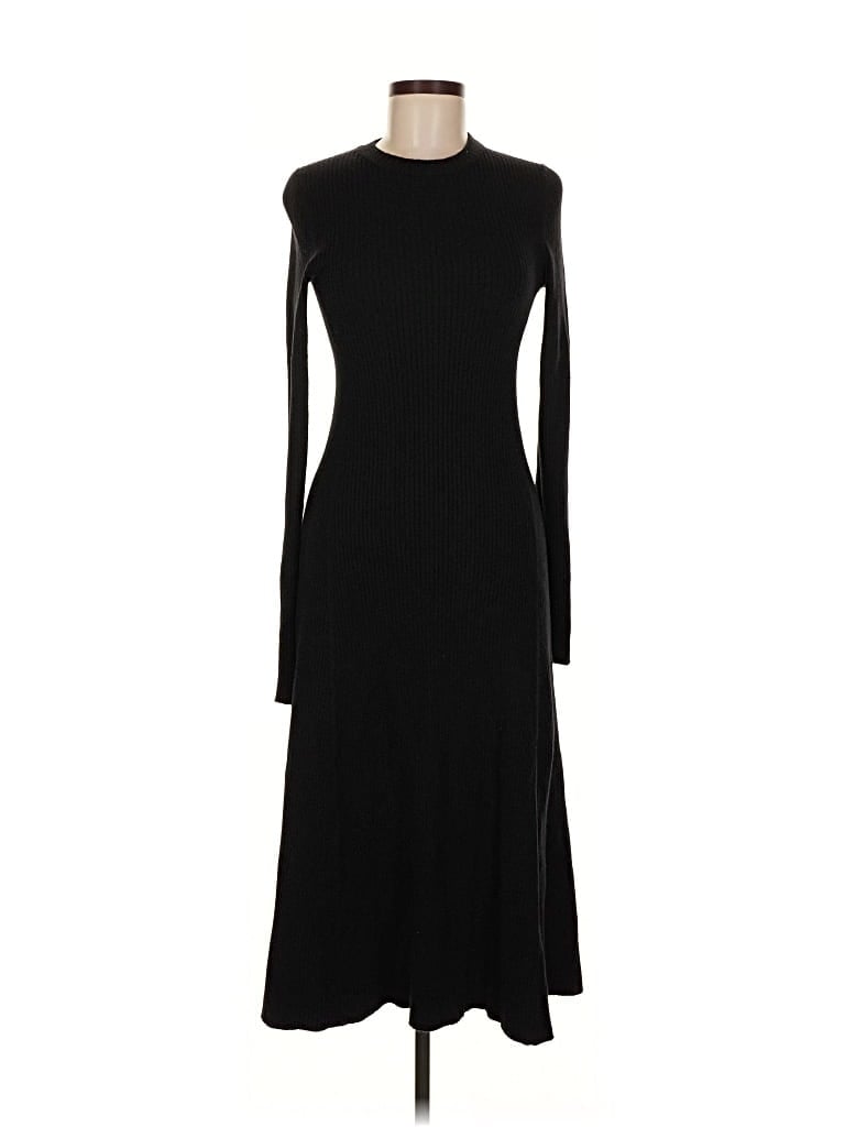 Pre-owned Caara Casual Dress In Black