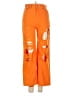 Denimist 100% Cotton Color Block Orange Jeans Size 25 waist - photo 1