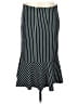 Ann Taylor Stripes Blue Casual Skirt Size L - photo 2