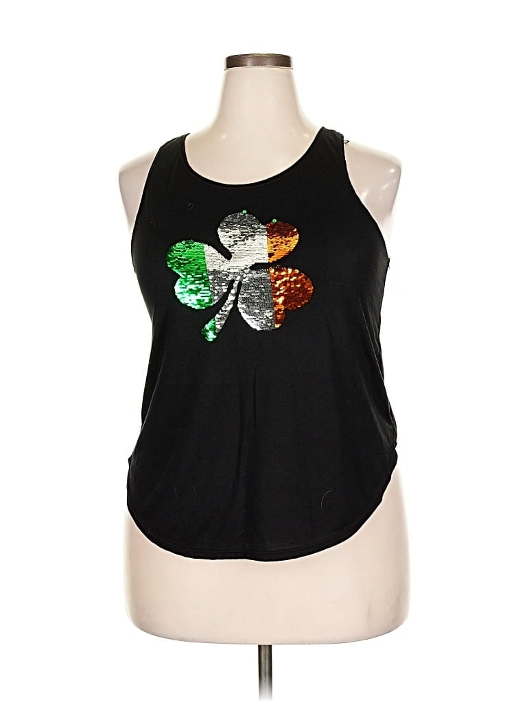 Zoe+liv Tank Top Black Halter Neckline Tops In Black