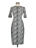 Neiman Marcus Gray Cocktail Dress Size 2 - photo 1