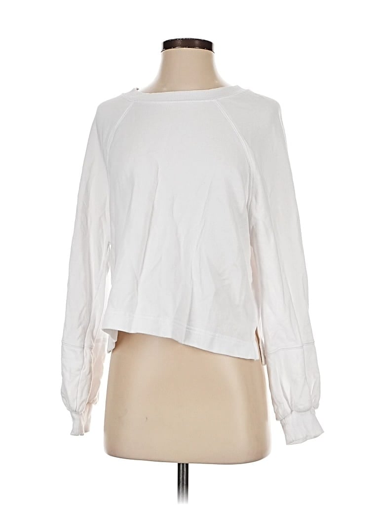 Pre-owned Z Supply Sweatshirt In White