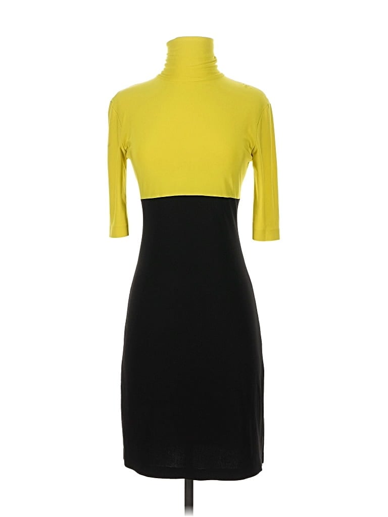 Pre-owned Norma Kamali Cocktail Dress In Yellow