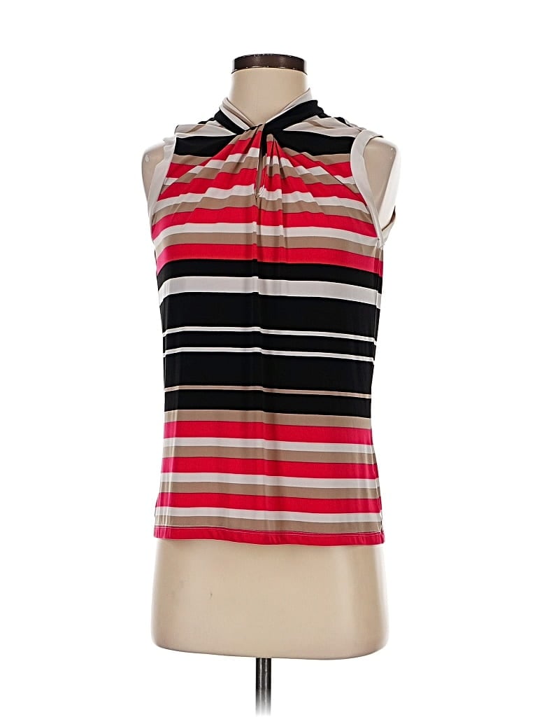 Pre-owned Tommy Hilfiger Sleeveless Blouse In Red