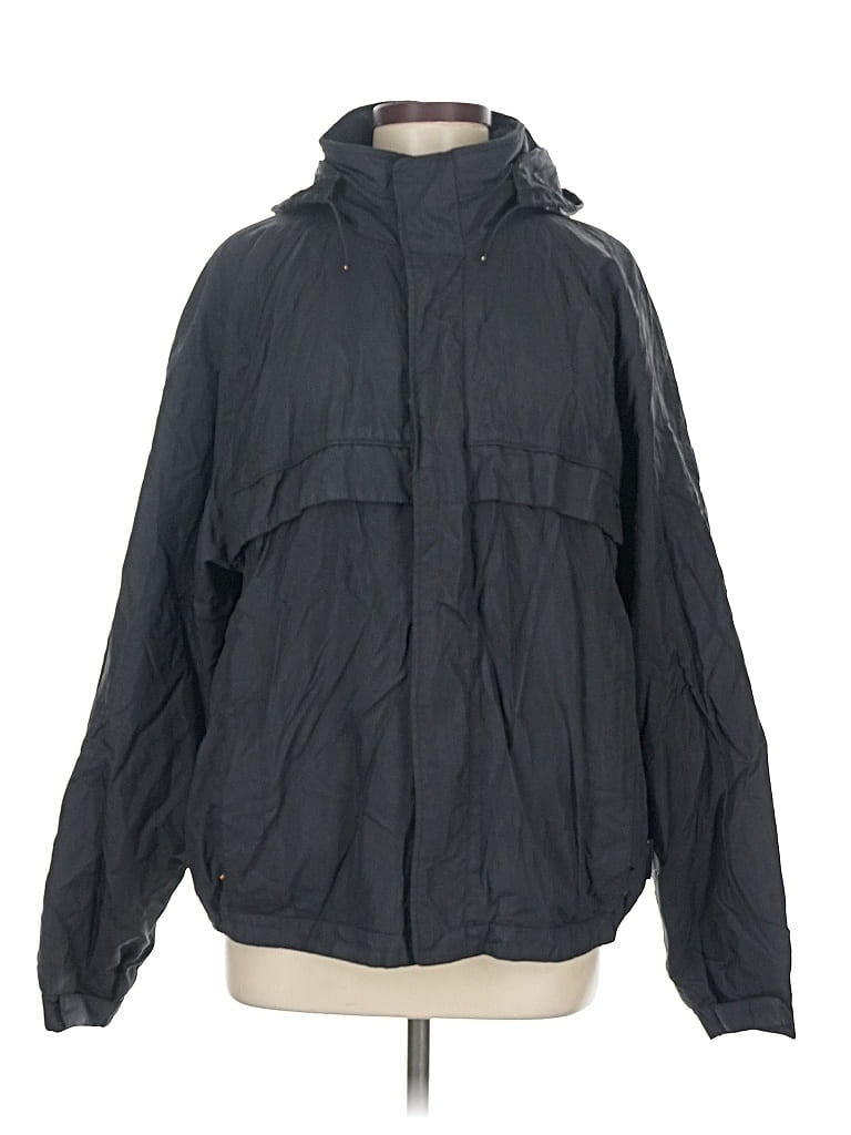 Pre-owned Pacific Trail Windbreaker Jacket In Black