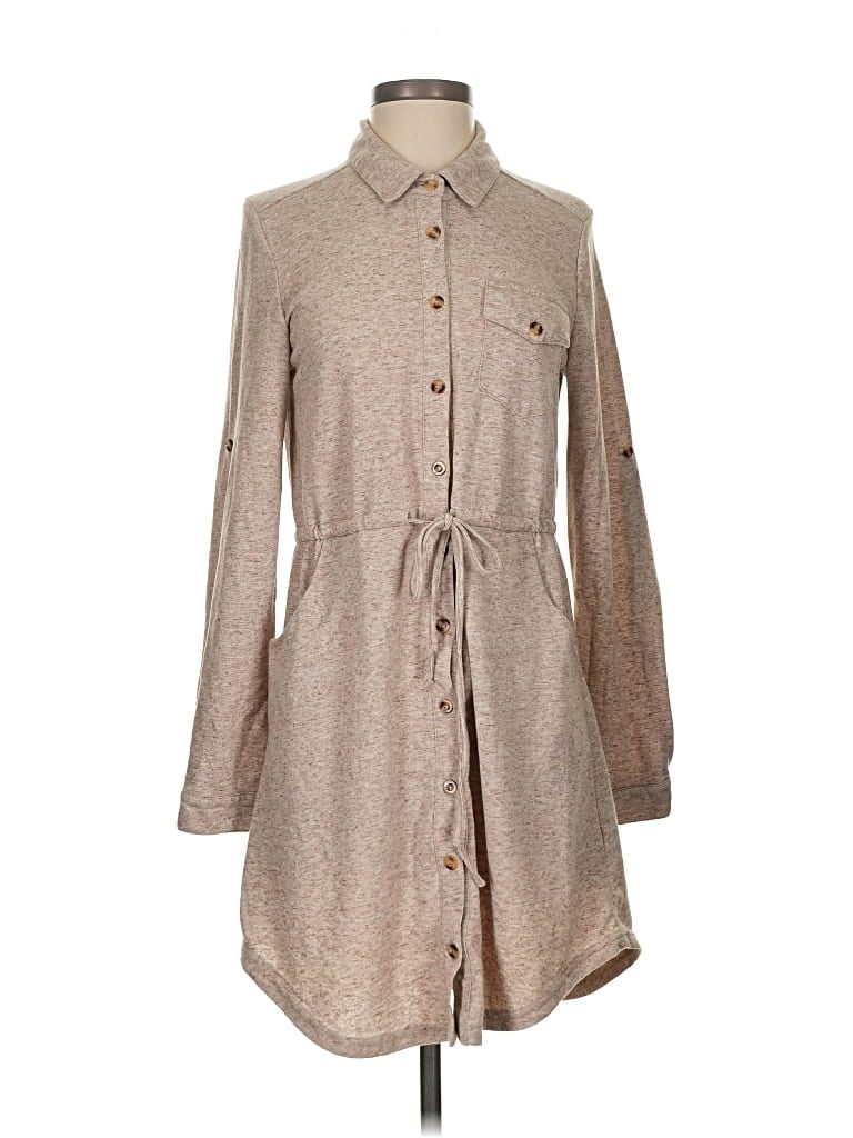 Pre-owned Ya Los Angeles Casual Dress In Brown