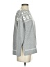 Ann Taylor LOFT Argyle Gray Pullover Sweater Size XS - photo 4
