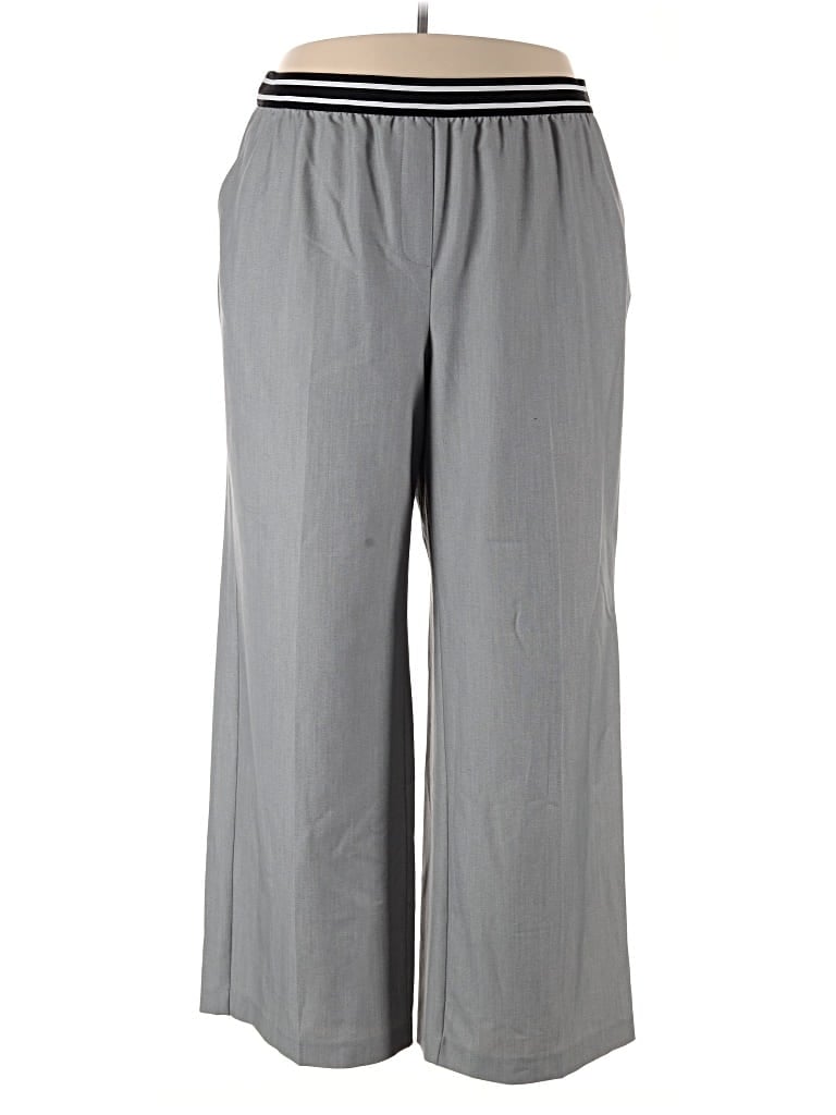 Pre-owned Lane Bryant Casual Pants In Gray