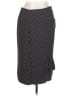 Ann Taylor 100% Rayon Polka Dots Black Formal Skirt Size 12 - photo 1