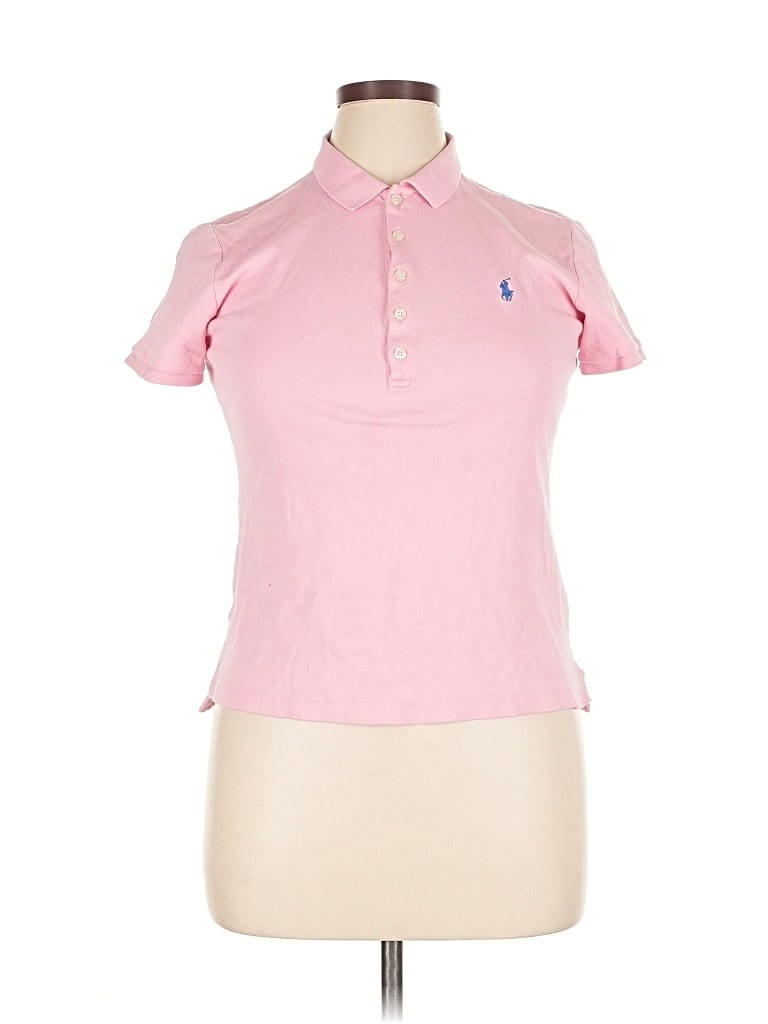 Pre-owned Ralph Lauren Short Sleeve Polo Shirt In Pink