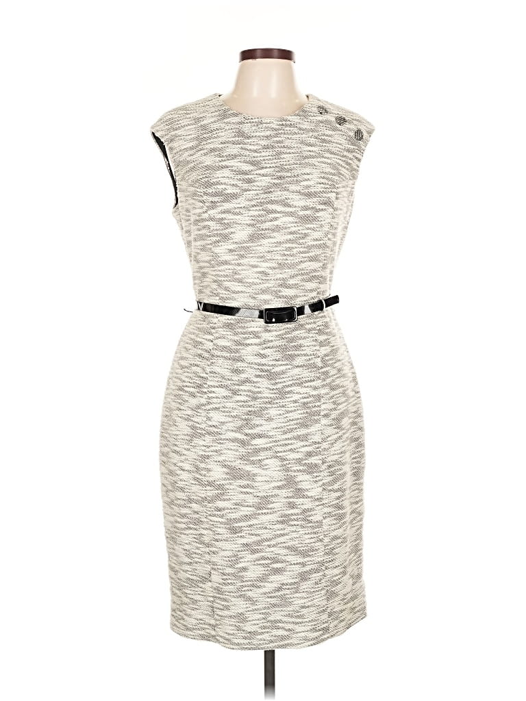 Pre-owned Kay Unger Casual Dress In Gray