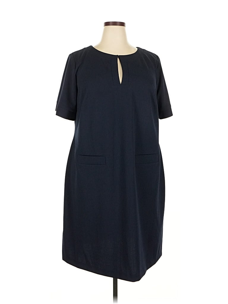 Pre-owned Tommy Hilfiger Casual Dress In Blue
