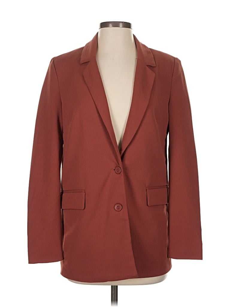 Pre-owned Vero Moda Blazer Jacket In Burgundy