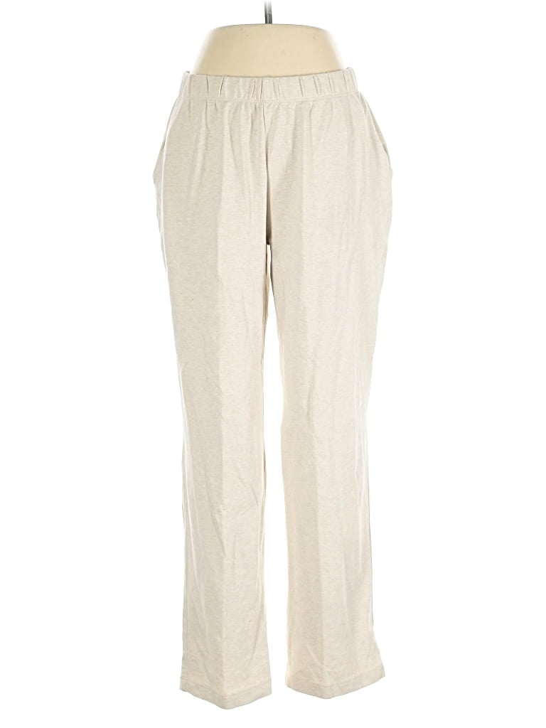 Pre-owned Lands' End Casual Pants In White