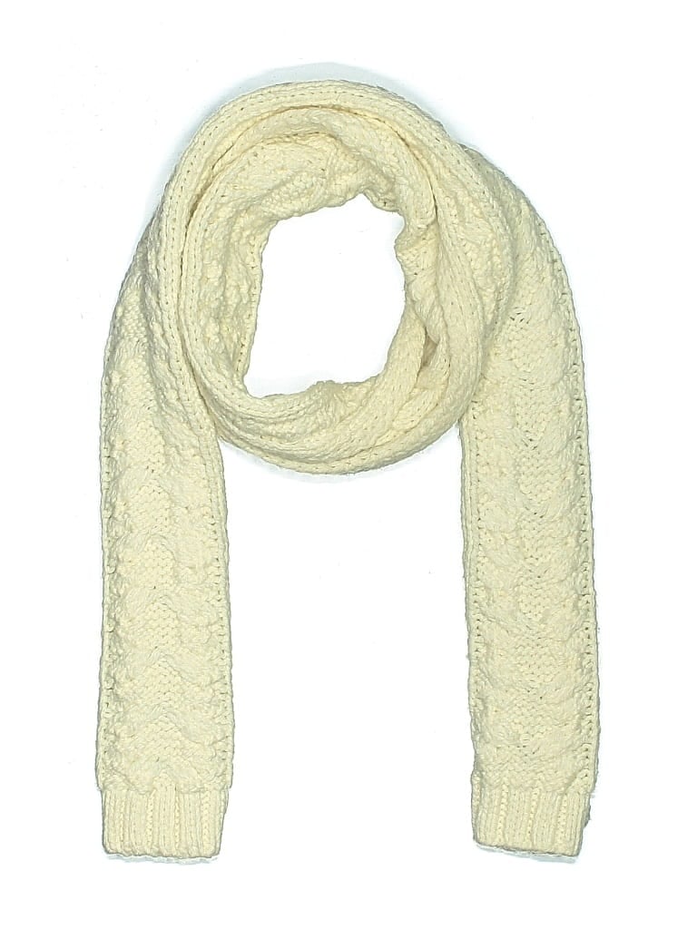 Pre-owned Cole Haan Scarf In White