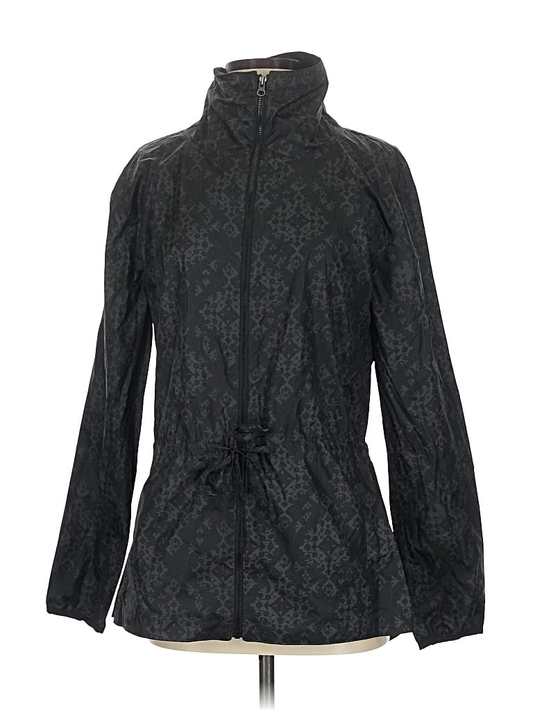 Pre-owned Gaiam Raincoat In Black