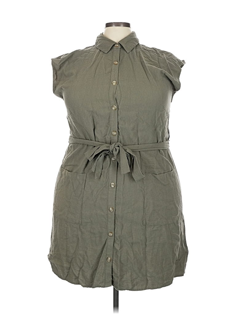 Pre-owned And Now This Casual Dress In Gray