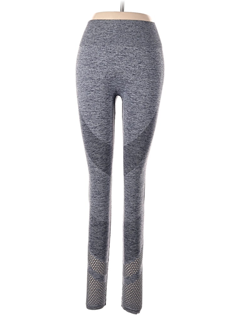 Pre-owned Victoria's Secret Pink Yoga Pants In Gray