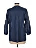 Oliphant Blue 3/4 Sleeve Blouse Size L - photo 2