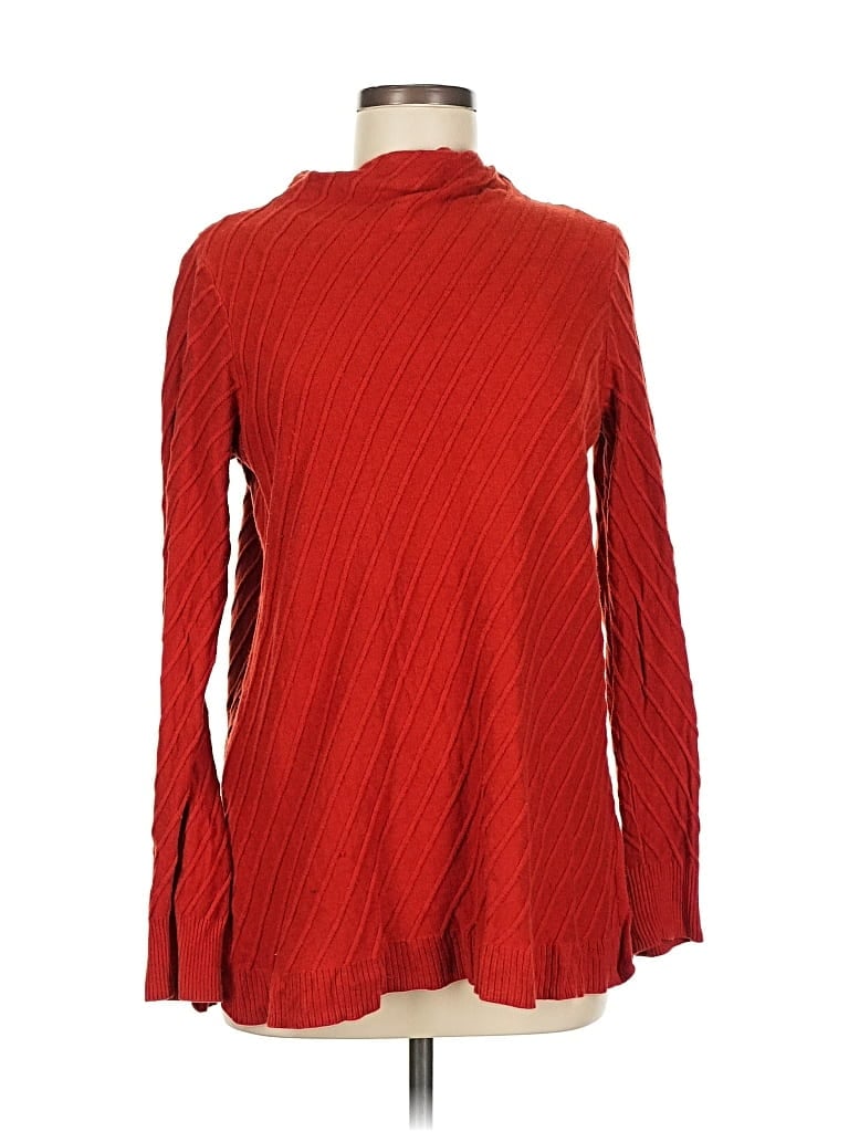 Pre-owned Vince Camuto Turtleneck Sweater In Red