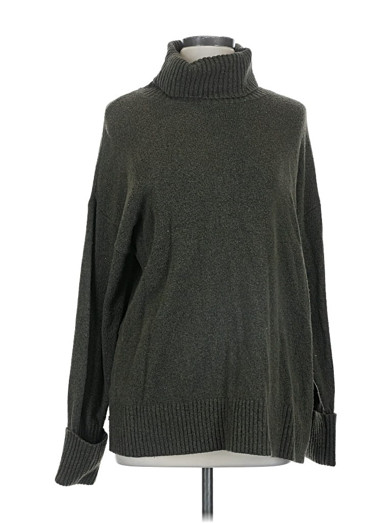 Pre-owned Old Navy Turtleneck Sweater In Green