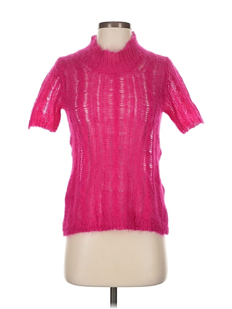 By Anthropologie Wool Pullover Sweater In Pink