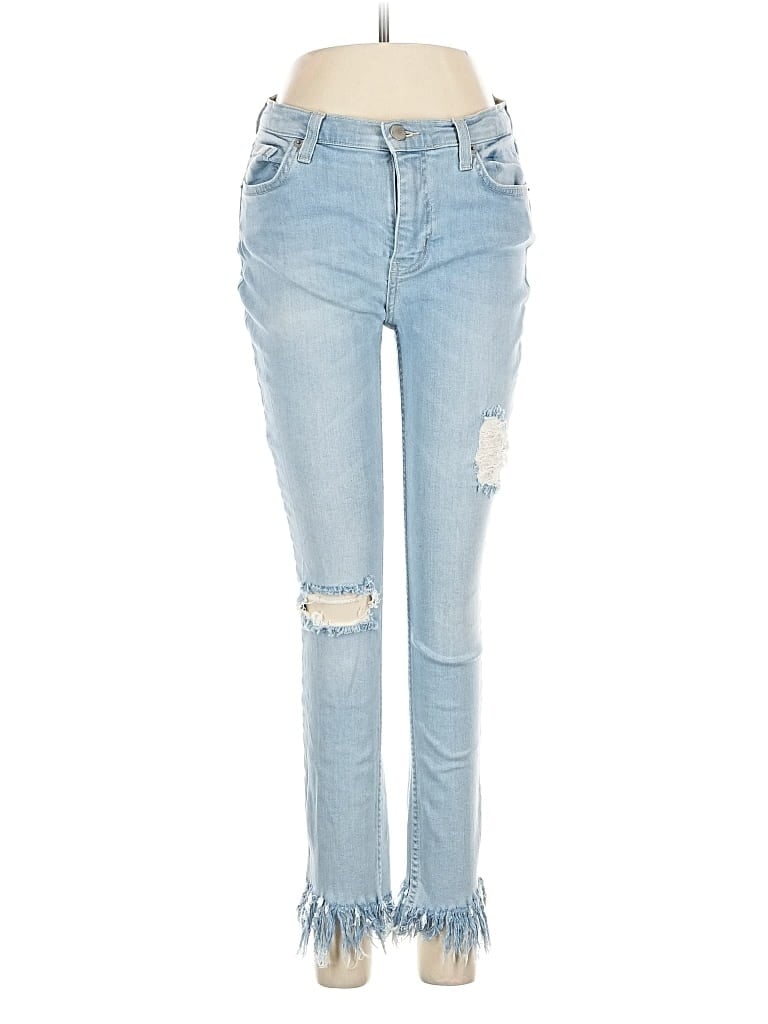 Pre-owned Free People Jeans In Blue
