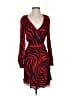 Pinko Animal Print Red Cocktail Dress Size 4 - photo 1
